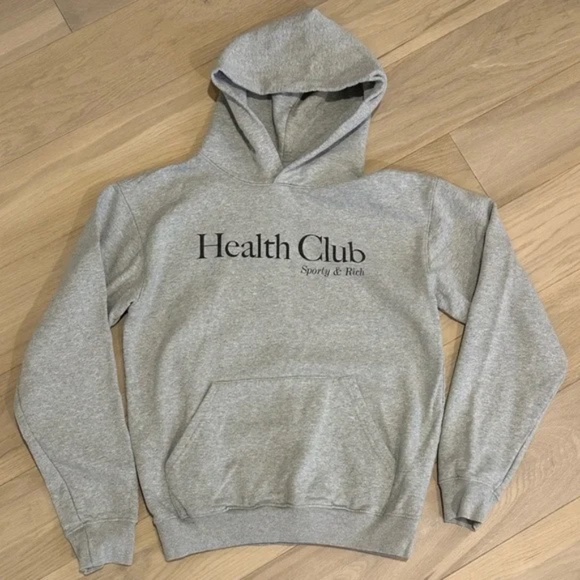 RARE Sporty & Rich Matching Grey Sweat Set XS - Picture 2 of 7